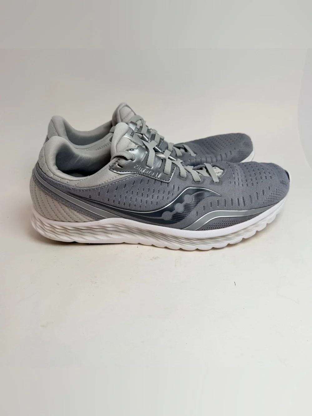Saucony Men's Gray Lace-Up Athletic Sneakers
